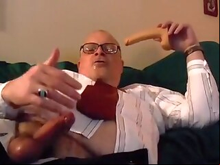 Dildo Suck on Couch Solo with Ass Play and Cum toys solo male masturbation