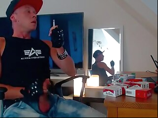 One More closer cum and smoke masturbation fetish amateur